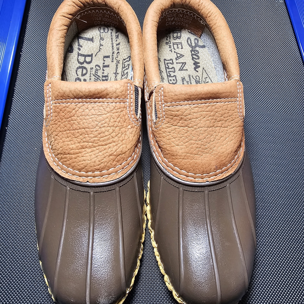 L.L. Bean Brown and Tan Men's Slip-On Boots